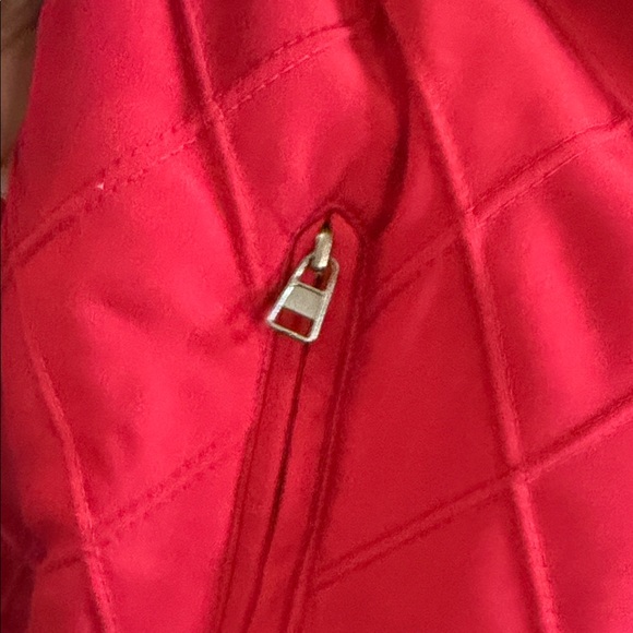 Pacific Trail Vibrant Red Quilted Zip Jacket size 2X removable hood - Picture 7 of 9